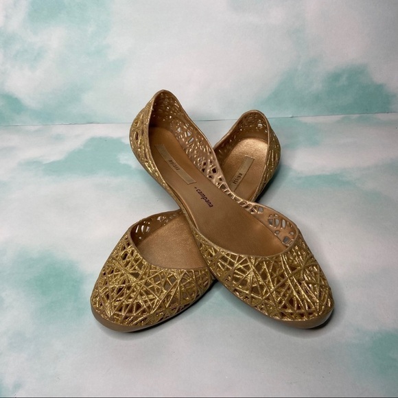 Melissa jelly gold flats - Picture 6 of 7